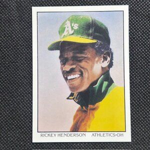 1990 Score Rickey Henderson Oakland A's #686 Dream Team HOF
